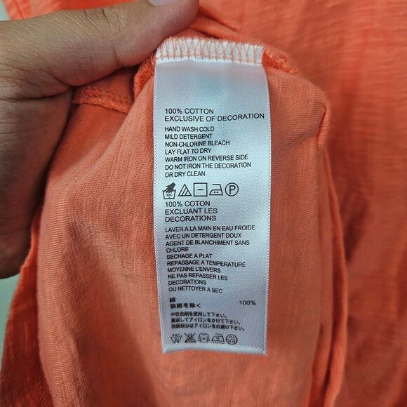 Tommy Bahama Short Sleeve Shift Dress. Coral Sm - Picture 10 of 11